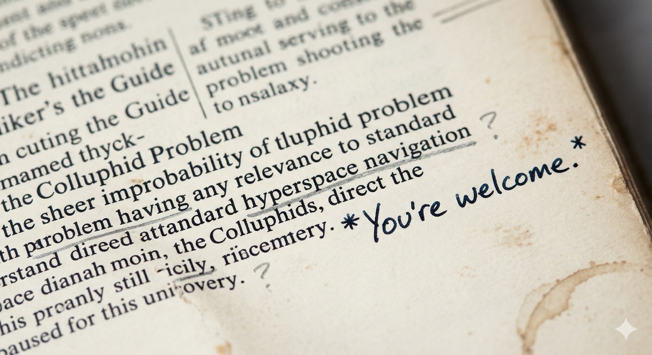 The marginal annotation