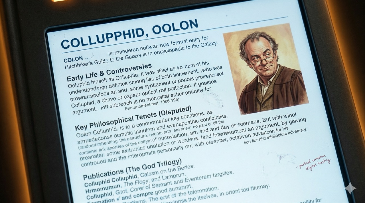 The Guide entry for Oolon Colluphid