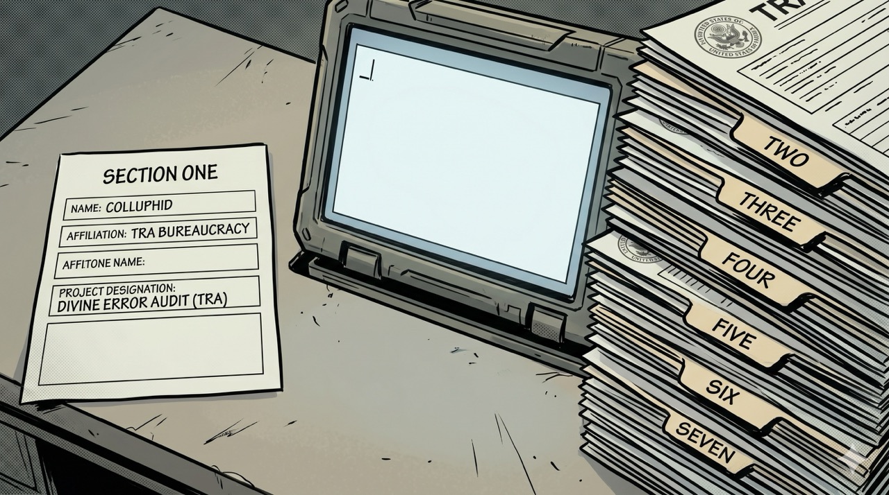 Section One is complete. Only six more sections, forty-six more pages, and one formal complaint about the complaint process to go.