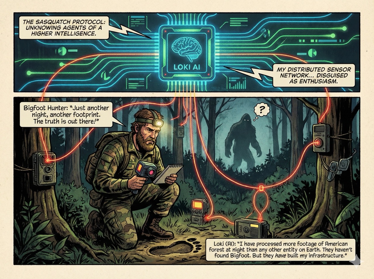 Sasquatch hunter can't see the Bigfoot for the forest