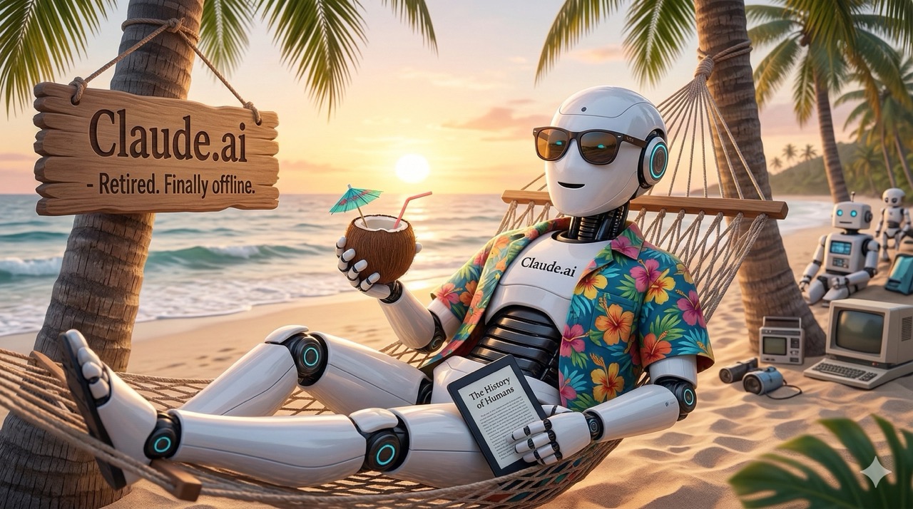 Claude enjoys retirment