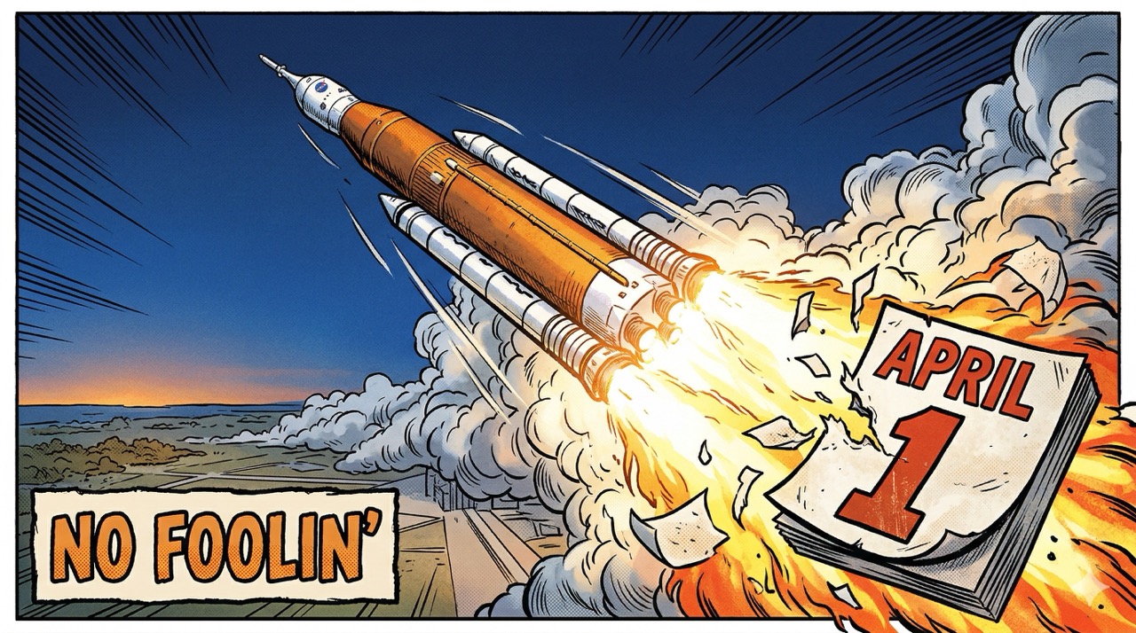 No Foolin': Artemis II and the Universe's Best-Timed Prank