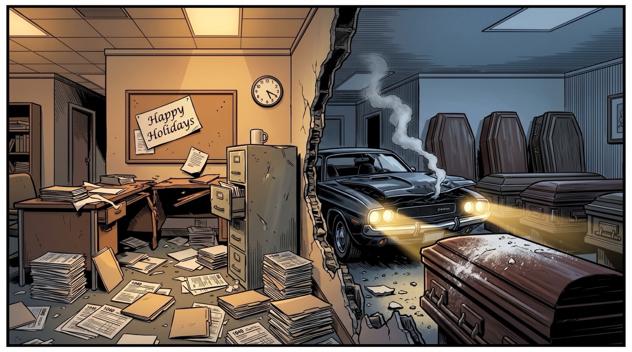 The wall held time the way walls do