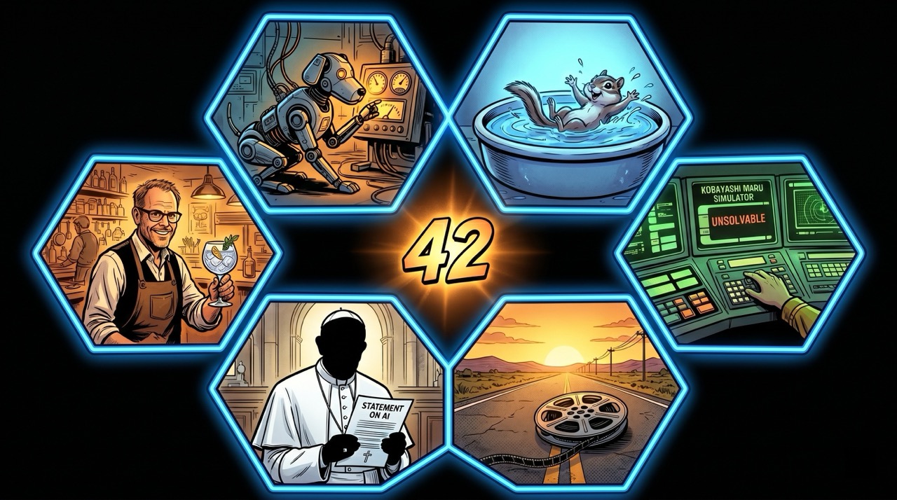 The week's topics, assembled in one frame