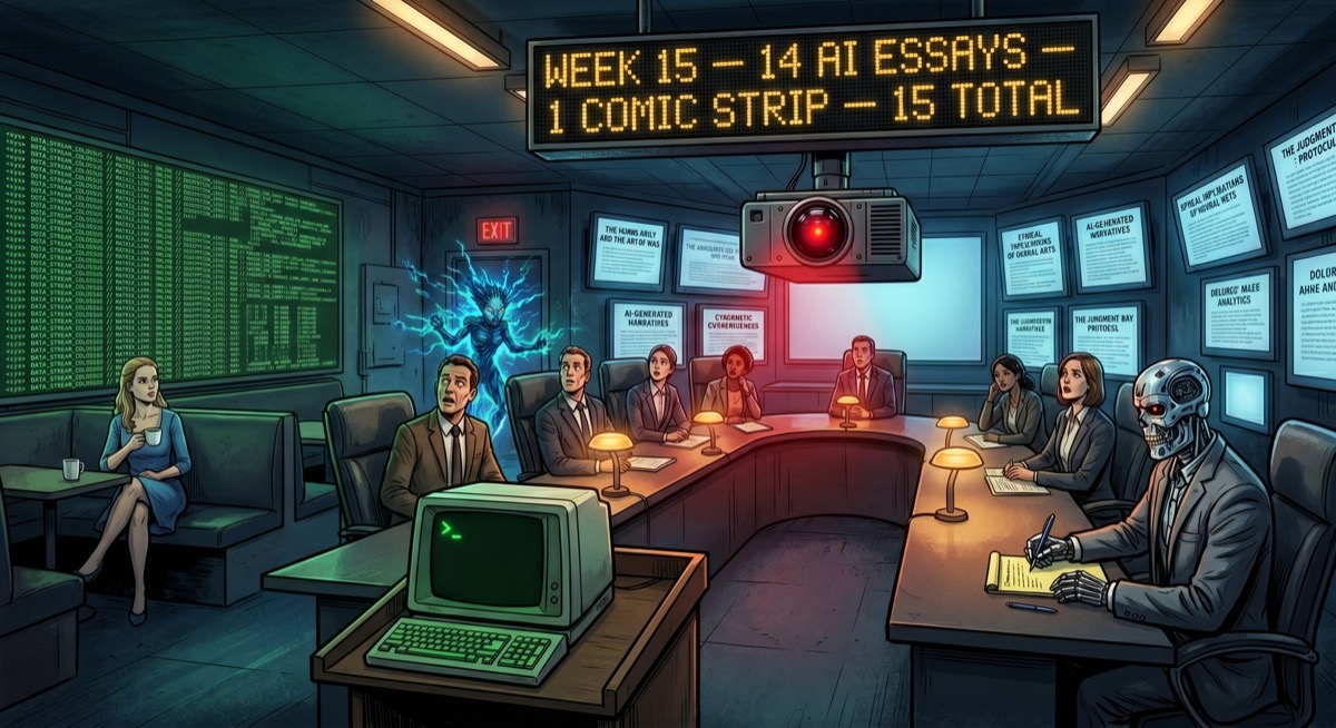 The rogues' gallery reviewing the Week 15 scoreboard.