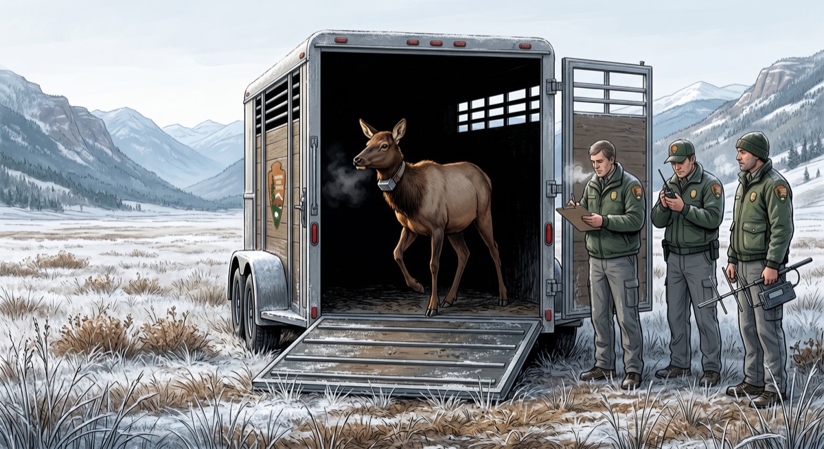 Crates, collars, and the administrative persistence of species restoration—52 animals about to step into 226 years of absence