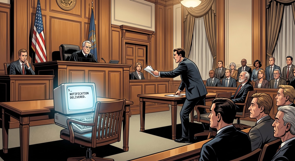 The instruction came from somewhere. The somewhere did not appear in court.