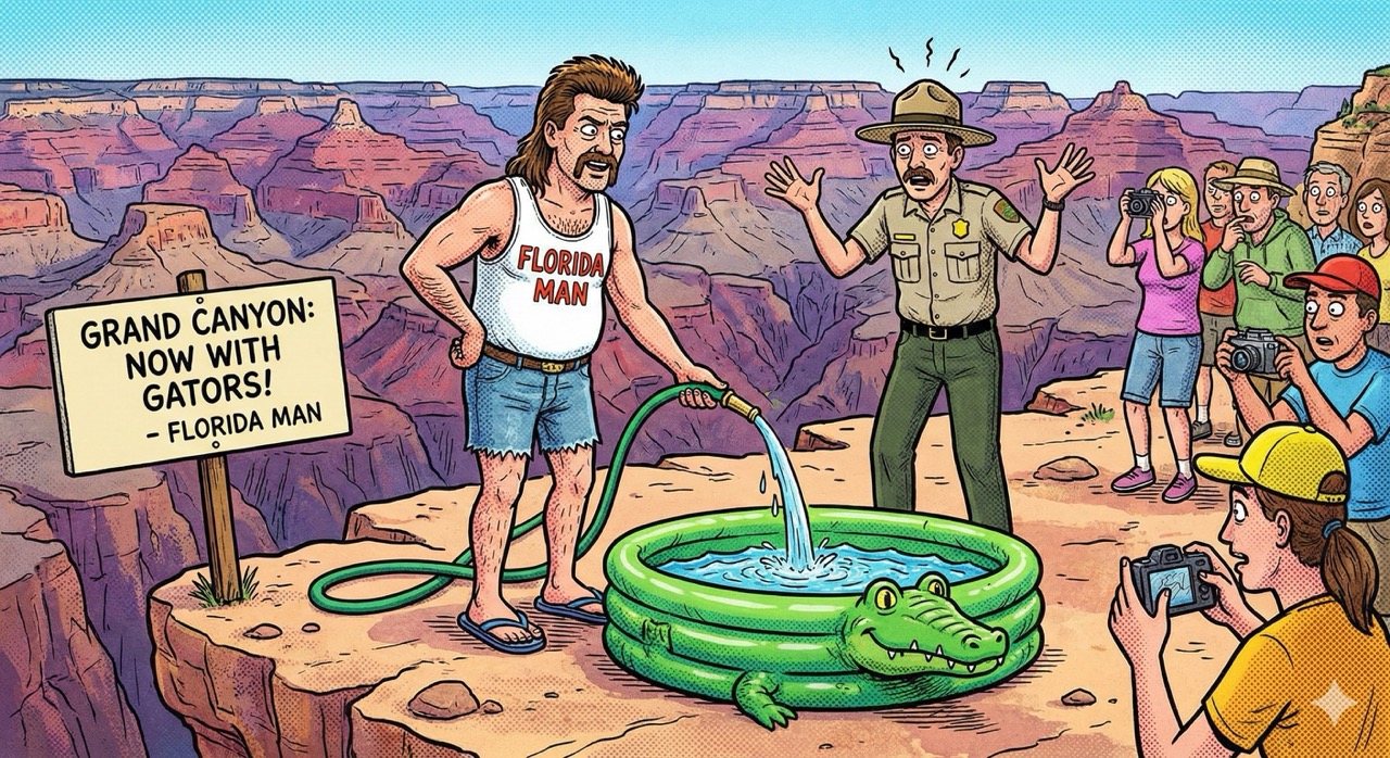 Florida Man in Other Places, Episode 1: The Grand Canyon