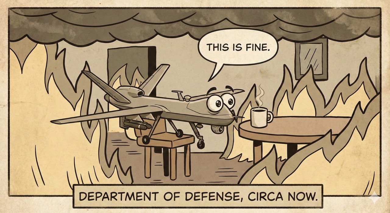 It's fine. I'm fine. Everything is fine.