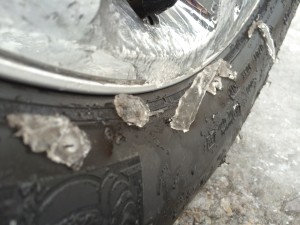 Ice art on Michelin